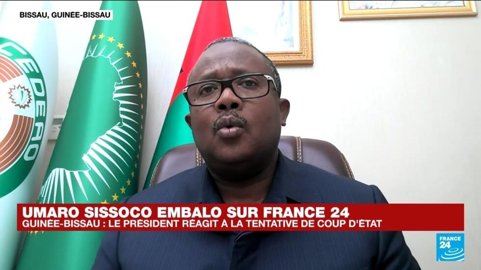 Exclusif Le Pr Sident De Guin E Bissau Umaro Sissoco Embalo R Agit